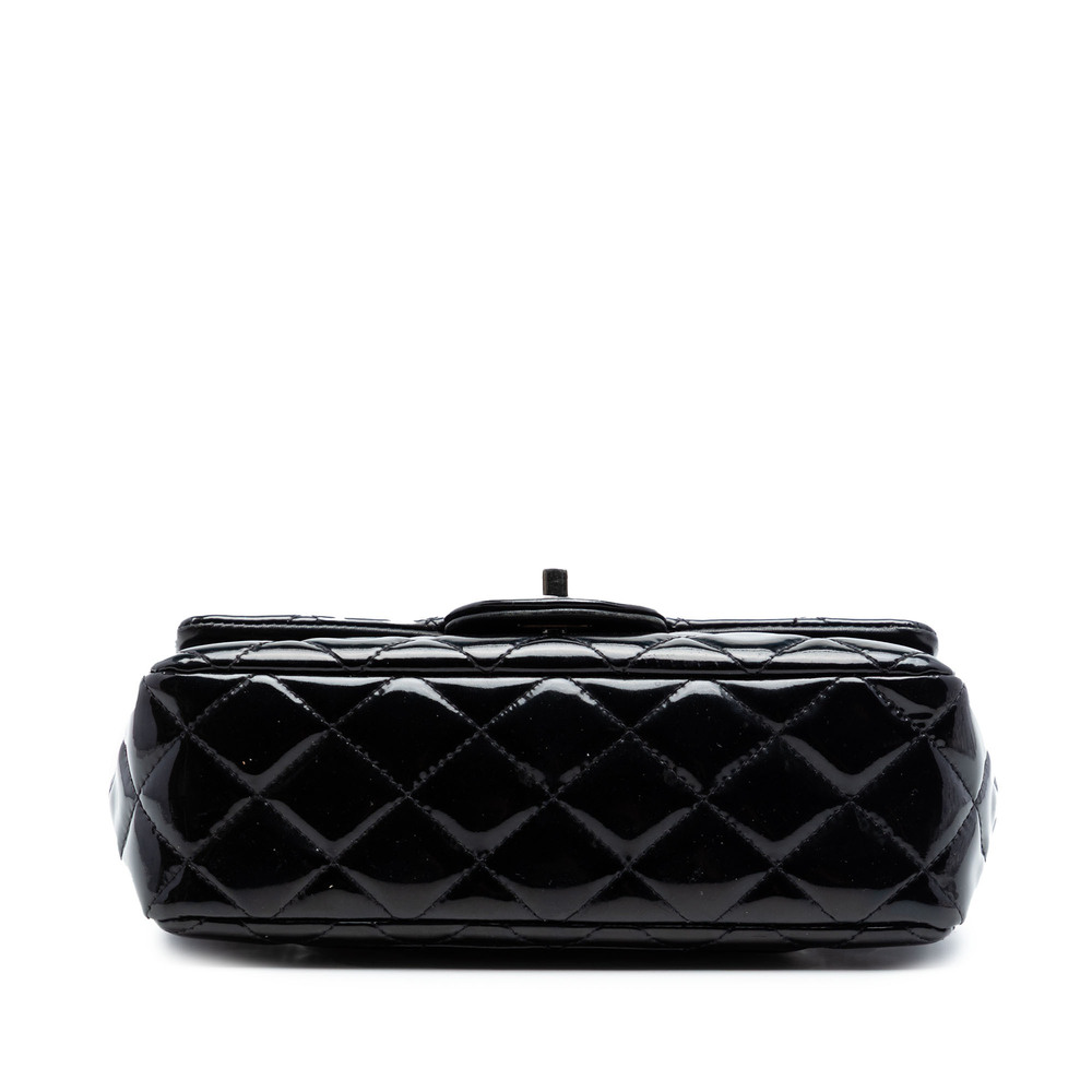 Pre-Loved Chanel Mini Rectangular Classic Patent Single Flap - Picture 3 of 7